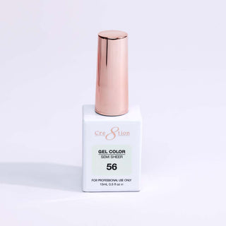 Cre8tion Hema Free Semi - Sheer Collection 0.5oz - Mint Sky Color - C8 Nail SupplyCre8tion