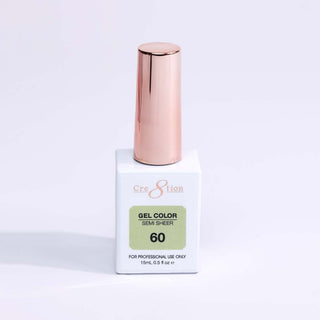 Cre8tion Hema Free Semi - Sheer Collection 0.5oz - Mint Sky Color - C8 Nail SupplyCre8tion