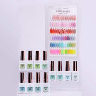 Cre8tion Hema Free Semi - Sheer Collection 0.5oz - Mint Sky Color - C8 Nail SupplyCre8tion