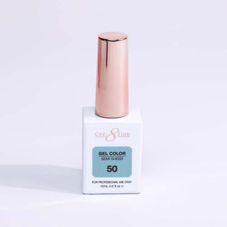 Cre8tion Hema Free Semi - Sheer Collection 0.5oz - Mint Sky Color - C8 Nail SupplyCre8tion