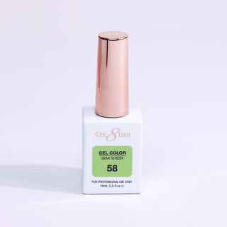 Cre8tion Hema Free Semi - Sheer Collection 0.5oz - Mint Sky Color - C8 Nail SupplyCre8tion