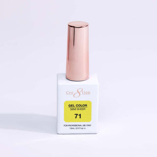Cre8tion Hema Free Semi - Sheer Collection 0.5oz - Neon Color - C8 Nail SupplyCre8tion