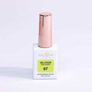 Cre8tion Hema Free Semi - Sheer Collection 0.5oz - Neon Color - C8 Nail SupplyCre8tion