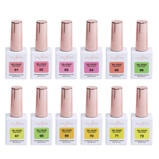 Cre8tion Hema Free Semi - Sheer Collection 0.5oz - Neon Color - C8 Nail SupplyCre8tion