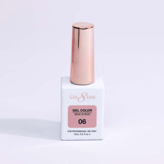 Cre8tion Hema Free Semi - Sheer Collection 0.5oz - Nude Color - C8 Nail SupplyCre8tion