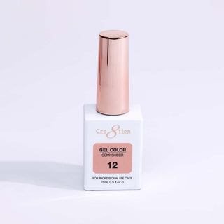 Cre8tion Hema Free Semi - Sheer Collection 0.5oz - Nude Color - C8 Nail SupplyCre8tion