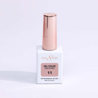 Cre8tion Hema Free Semi - Sheer Collection 0.5oz - Nude Color - C8 Nail SupplyCre8tion