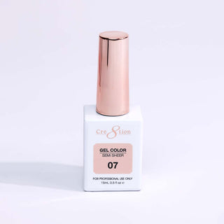 Cre8tion Hema Free Semi - Sheer Collection 0.5oz - Nude Color - C8 Nail SupplyCre8tion