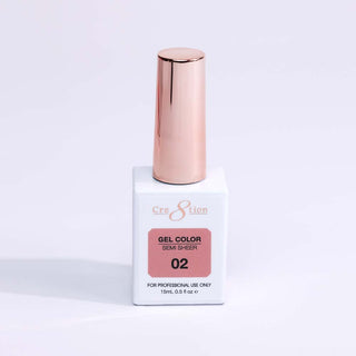 Cre8tion Hema Free Semi - Sheer Collection 0.5oz - Nude Color - C8 Nail SupplyCre8tion