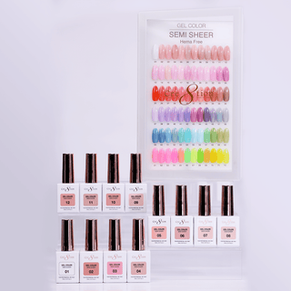 Cre8tion Hema Free Semi - Sheer Collection 0.5oz - Nude Color - C8 Nail SupplyCre8tionSEMI12-NUDE