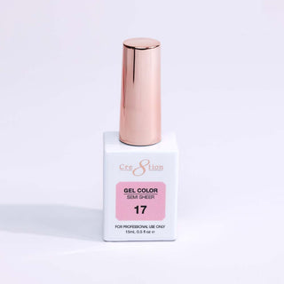 Cre8tion Hema Free Semi - Sheer Collection 0.5oz - Pink Color - C8 Nail SupplyCre8tion