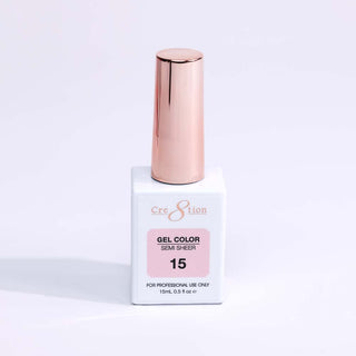 Cre8tion Hema Free Semi - Sheer Collection 0.5oz - Pink Color - C8 Nail SupplyCre8tion