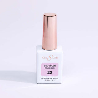 Cre8tion Hema Free Semi - Sheer Collection 0.5oz - Pink Color - C8 Nail SupplyCre8tion