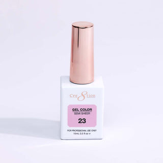 Cre8tion Hema Free Semi - Sheer Collection 0.5oz - Pink Color - C8 Nail SupplyCre8tion