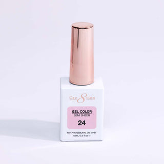 Cre8tion Hema Free Semi - Sheer Collection 0.5oz - Pink Color - C8 Nail SupplyCre8tion
