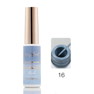 Cre8tion Mood Changing Detailing Gel 0.25oz - Full set 18 colors - C8 Nail SupplyCre8tion