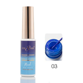 Cre8tion Mood Changing Detailing Gel 0.25oz - Full set 18 colors - C8 Nail SupplyCre8tion