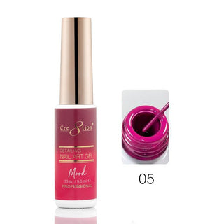 Cre8tion Mood Changing Detailing Gel 0.25oz - Full set 18 colors - C8 Nail SupplyCre8tion