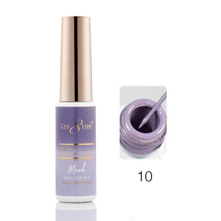 Cre8tion Mood Changing Detailing Gel 0.25oz - Full set 18 colors - C8 Nail SupplyCre8tion