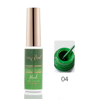 Cre8tion Mood Changing Detailing Gel 0.25oz - Full set 18 colors - C8 Nail SupplyCre8tion