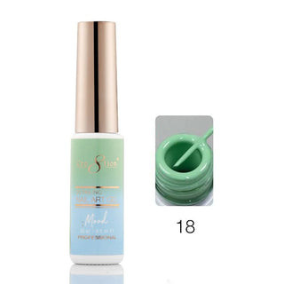 Cre8tion Mood Changing Detailing Gel 0.25oz - Full set 18 colors - C8 Nail SupplyCre8tion