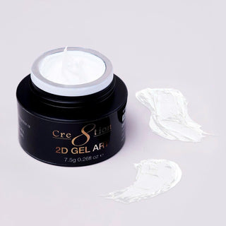 Cre8tion Nail 2D Canvas Painting Gel 0.26oz White - C8 Nail SupplyCre8tion0916-0451