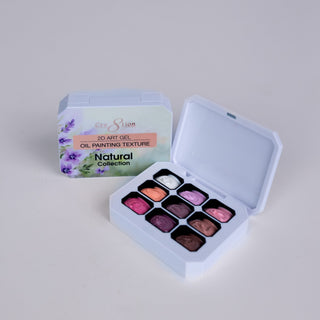 Cre8tion Nail 2D Canvas Painting Gel Palette - Natural Collection - C8 Nail SupplyCre8tion0916-1090