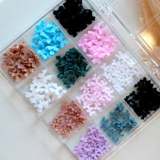 Cre8tion Nail Art Accessory 3D Flat Bows 08 - C8 Nail SupplyCre8tion1101-1312N