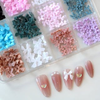 Cre8tion Nail Art Accessory 3D Flat Bows 08 - C8 Nail SupplyCre8tion1101-1312N