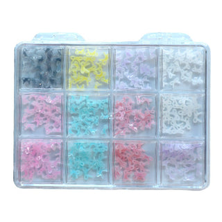 Cre8tion Nail Art Accessory Jelly Small Bows 10 - C8 Nail SupplyCre8tion1101-1314N