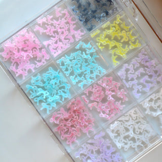 Cre8tion Nail Art Accessory Jelly Small Bows 10 - C8 Nail SupplyCre8tion1101-1314N