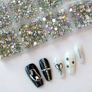 Cre8tion Nail Art Accessory Rhinestone Flat Bottom 04 - C8 Nail SupplyCre8tion1101-1308N