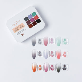 Cre8tion Nail Art Gel - Solid Cream - 01 - C8 Nail SupplyCre8tion0916-1075