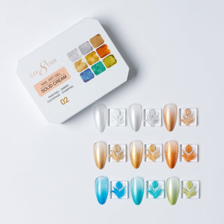 Cre8tion Nail Art Gel - Solid Cream - 02 - C8 Nail SupplyCre8tion0916-1076