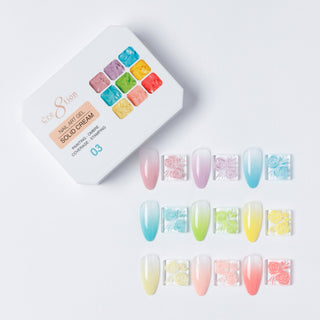 Cre8tion Nail Art Gel - Solid Cream - 03 - C8 Nail SupplyCre8tion0916-1077