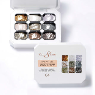 Cre8tion Nail Art Gel - Solid Cream - 04 - C8 Nail SupplyCre8tion0916-1078