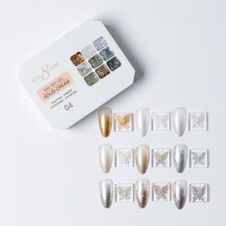 Cre8tion Nail Art Gel - Solid Cream - 04 - C8 Nail SupplyCre8tion0916-1078
