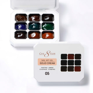 Cre8tion Nail Art Gel - Solid Cream - 05 - C8 Nail SupplyCre8tion0916-1079