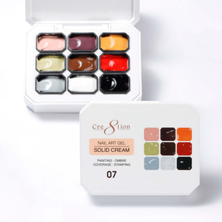 Cre8tion Nail Art Gel - Solid Cream - 07 - C8 Nail SupplyCre8tion0916-1081