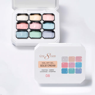 Cre8tion Nail Art Gel - Solid Cream - 08 - C8 Nail SupplyCre8tion0916-1082