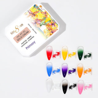 Cre8tion Nail Art Gel - Solid Cream Collection - Primary - C8 Nail SupplyCre8tion0916-0457