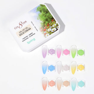 Cre8tion Nail Art Gel - Solid Cream Collection - Spring - C8 Nail SupplyCre8tion0916-0452