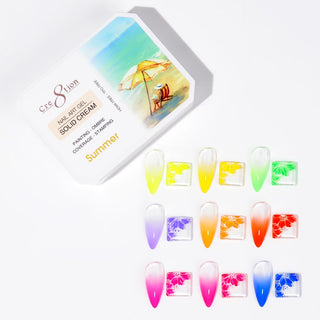 Cre8tion Nail Art Gel - Solid Cream Collection - Summer - C8 Nail SupplyCre8tion0916-0453