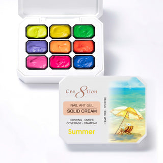 Cre8tion Nail Art Gel - Solid Cream Collection - Summer - C8 Nail SupplyCre8tion0916-0453