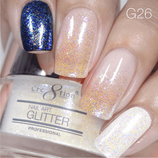 Cre8tion Nail Art Glitter 0.5oz - STARLIGHT Collection - C8 Nail SupplyCre8tion1101-0841