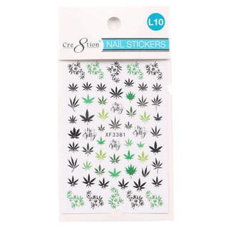 Cre8tion Nail Art Sticker Leaves (11 Styles) - C8 Nail SupplyCre8tion1101-1213