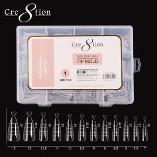 Cre8tion Nail Building Tip Mold 01 288pcs - C8 Nail SupplyCre8tion15543