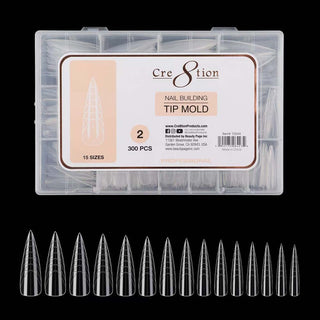 Cre8tion Nail Building Tip Mold 02 300pcs - C8 Nail SupplyCre8tion15544