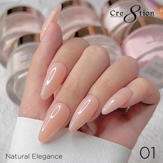 Cre8tion Natural Elegance - 6 Top Selling Color Set - C8 Nail SupplyCre8tion
