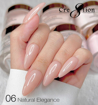 Cre8tion Natural Elegance Powder - 06 - It’s her - C8 Nail SupplyCre8tion01544